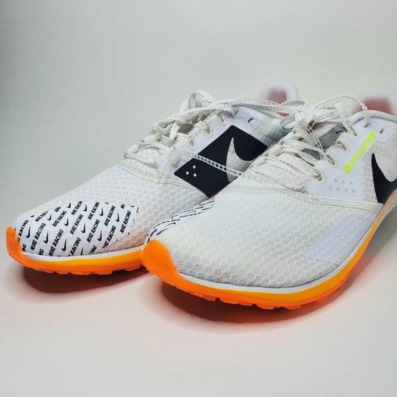 Nike Zoom Rival XC 6 White/ Orange Track Shoes DX7999-100 Men’s Size 8.5 - Picture 3 of 9
